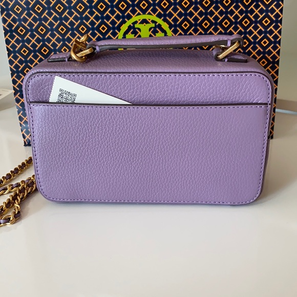 💜🍀NEW🍀Tory Burch Britten small top handle case bag/crossbody bag/satchel bag - Picture 4 of 9